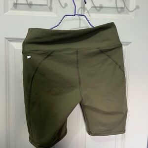 Fabletics Olive Bike Shorts